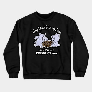 Friends Eating Puzza Crewneck Sweatshirt